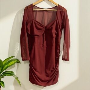 Hollister Sheer Sleeve Dress